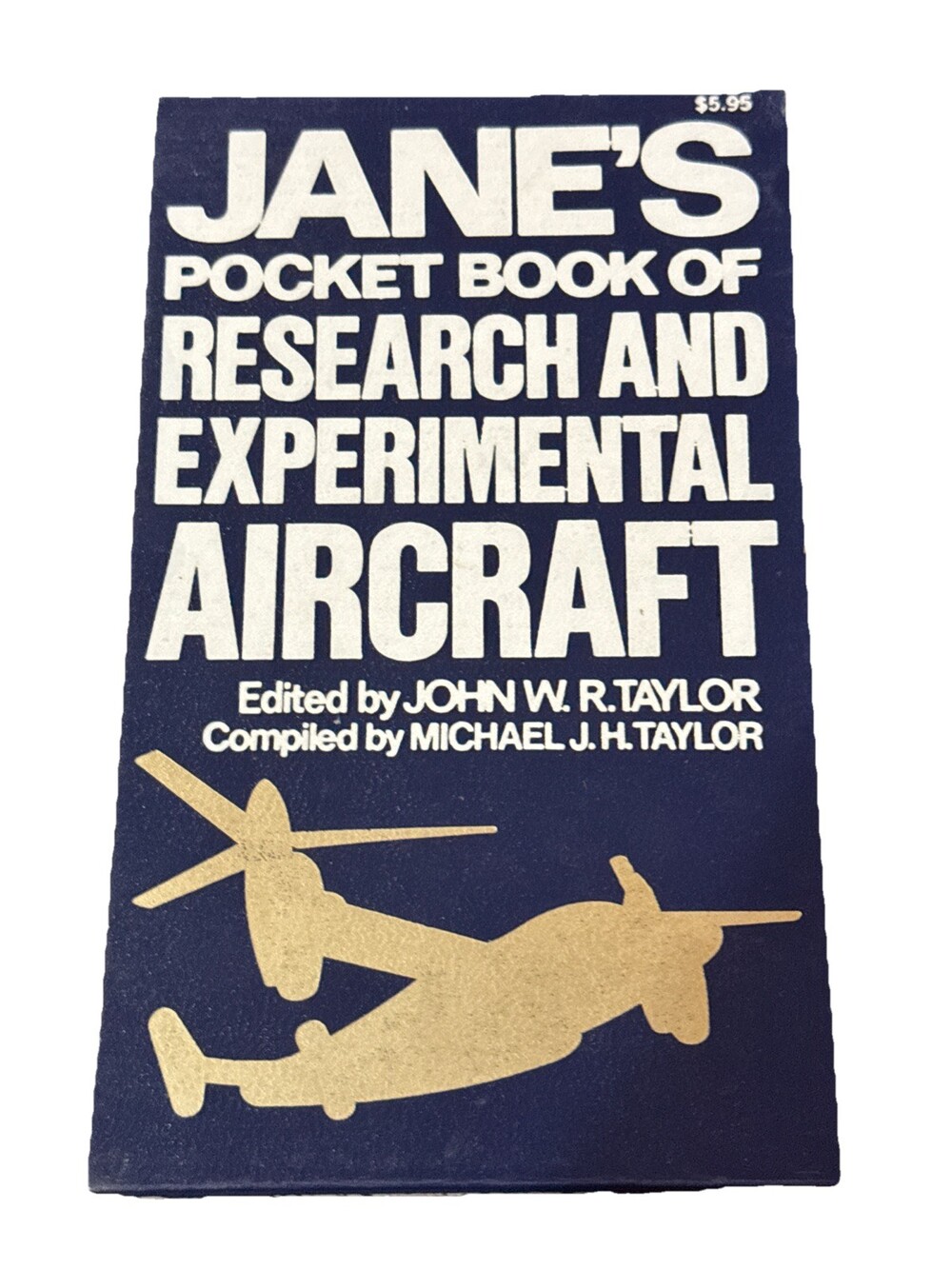 Jane's Pocket Book Of Research and Experimental Aircraft Airman Vintage 1970’s